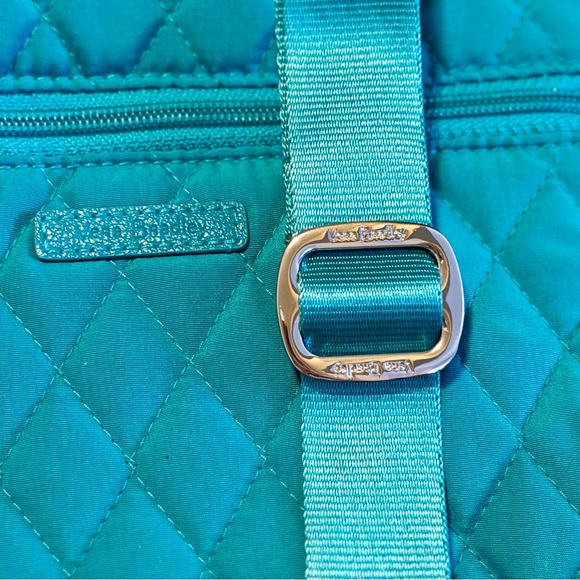 Vera Bradley Teal Quilted Belt Bag Crossbody Fanny Pack Adjustable Strap - Picture 3 of 12
